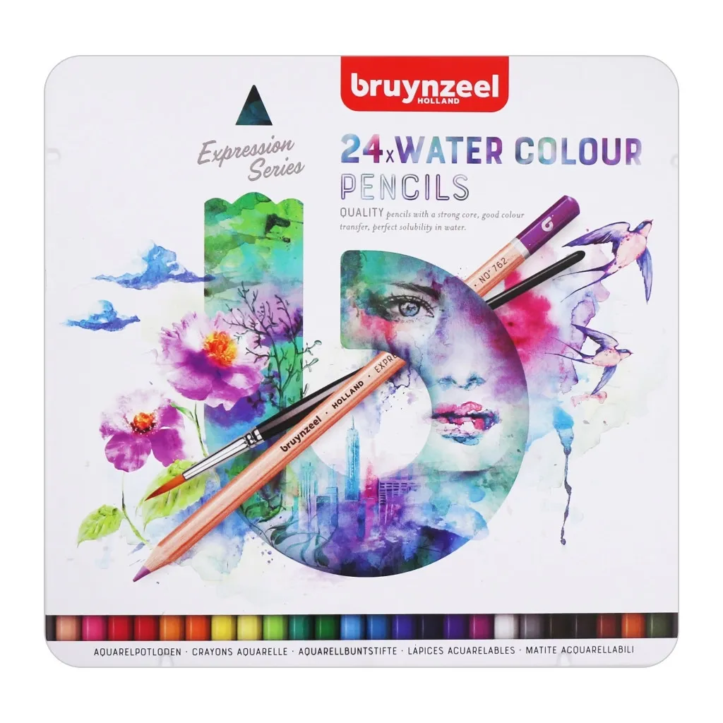 Карандаш цветный Bruynzeel EXPRESSION, акварельные 24 цветов (8712079424978)