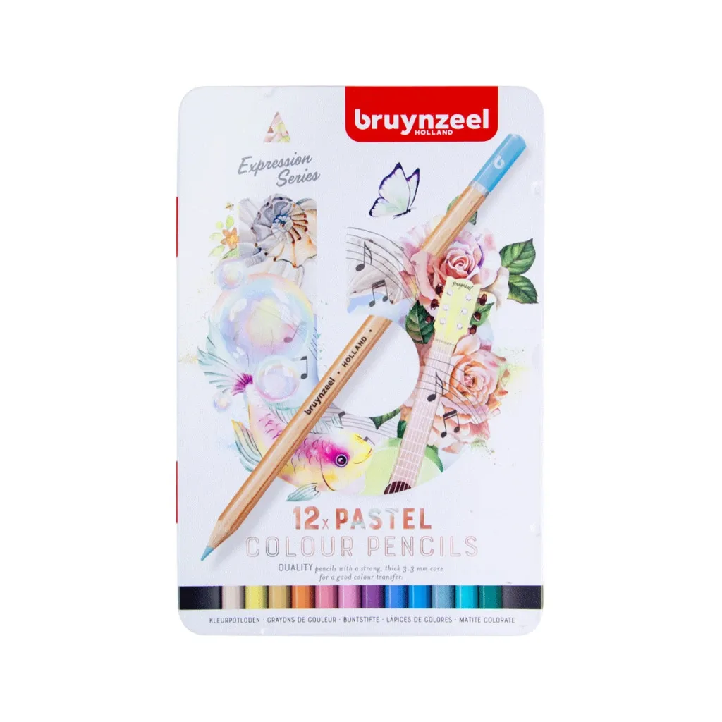 Карандаш цветный Bruynzeel EXPRESSION PASTEL, 12 цветов (8712079468415)