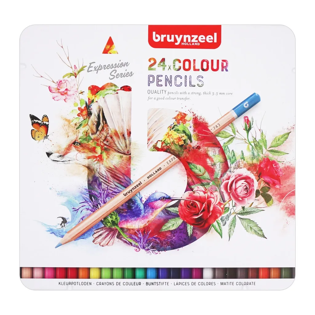 Карандаш цветный Bruynzeel EXPRESSION 24 цветов (8712079424930)