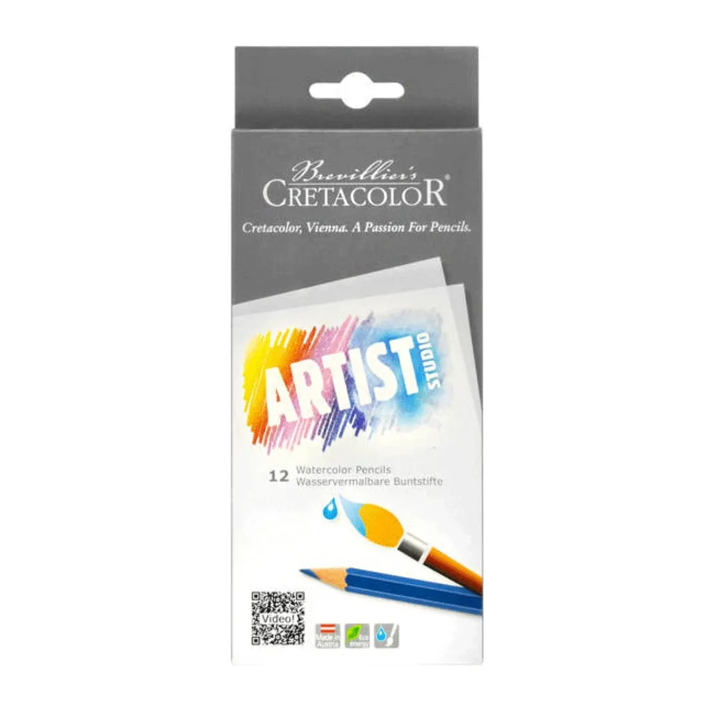 Карандаш цветный Cretacolor Artist Studio Line, акварельные 12 цветов (9014400276850)