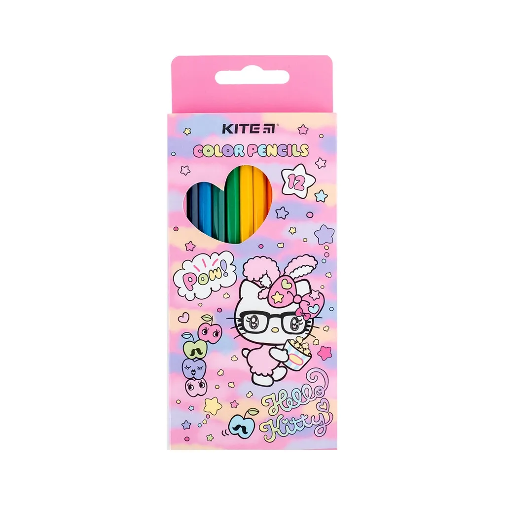 Карандаш цветный Kite Hello Kitty 12 цветов (HK24-051)