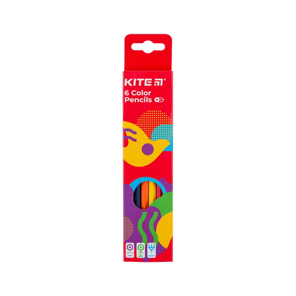 Олівцець кольоровий Kite Fantasy 6 кольорів (K22-050-2)