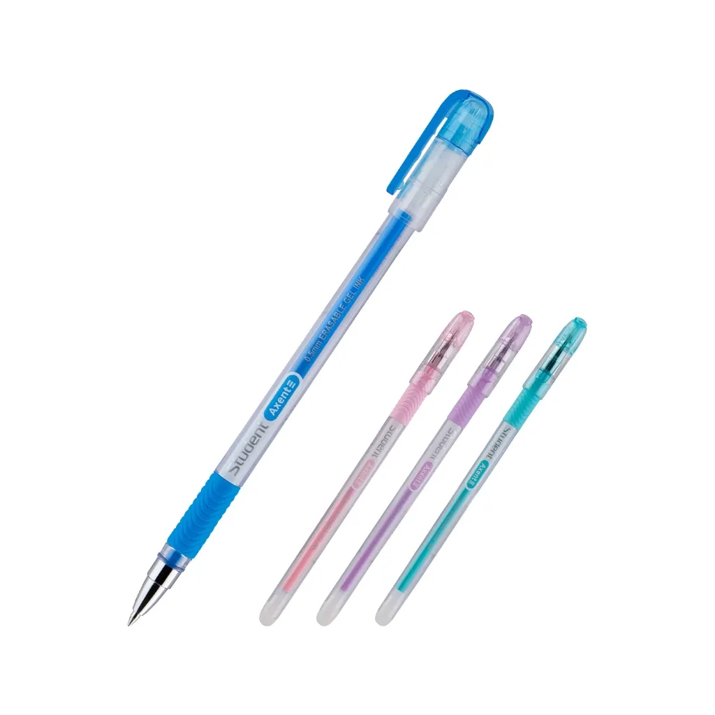 Ручка гелева Axent Пиши-стирай Student, синій (AG1071-02-A)