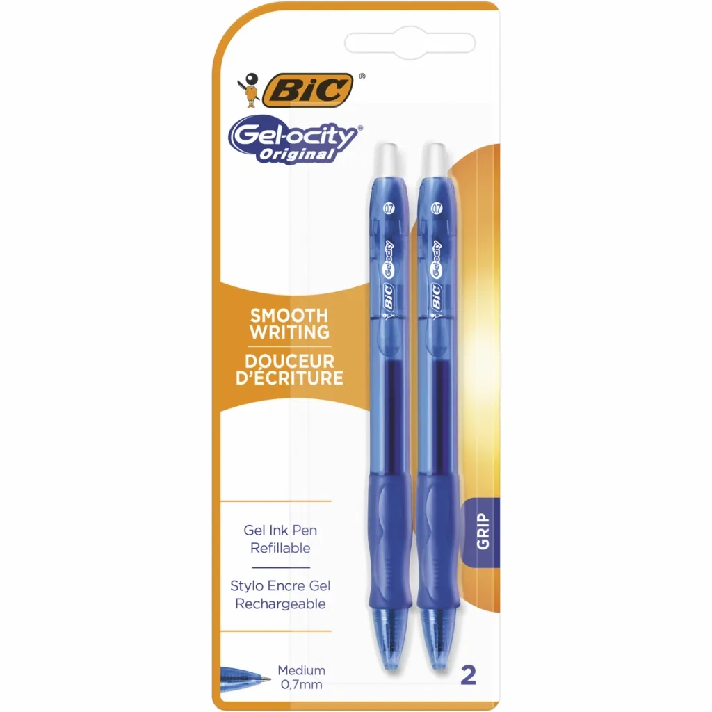 Ручка гелева Bic Gel-Ocity Original, синя 2 шт в блістері (bc964754)