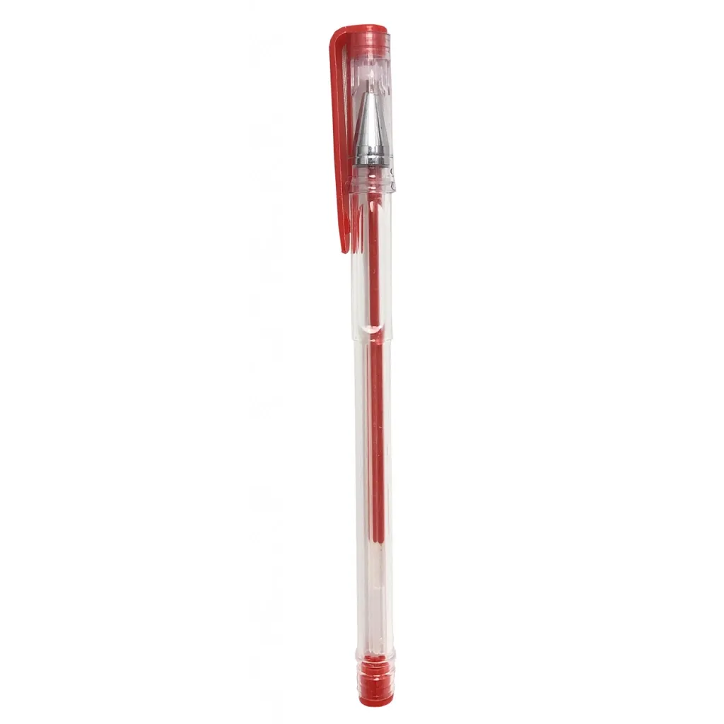 Ручка гелева H-Tone 0,5мм, червона, уп. 40 шт. (PEN-HT-JJ20201-R)