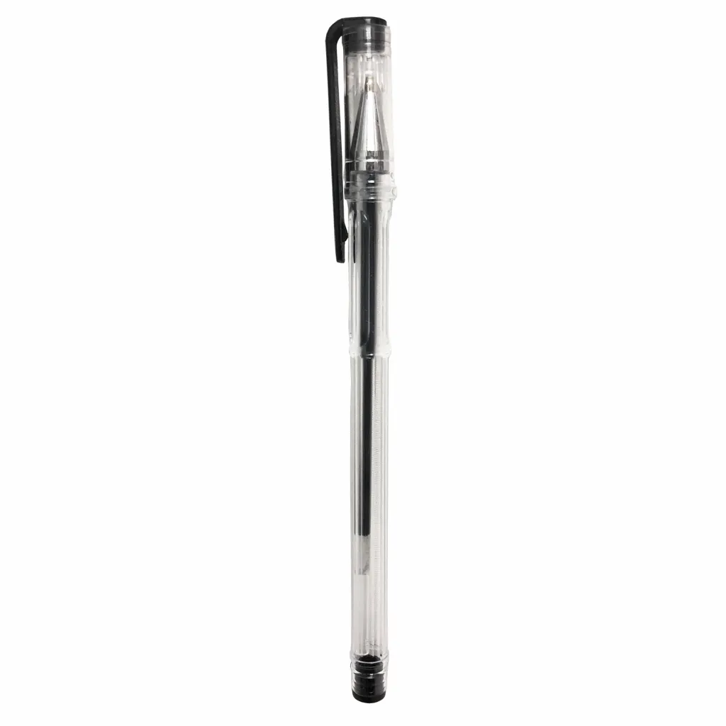 Ручка гелевая H-Tone 0,5 мм, черная, уп. 40 шт. (PEN-HT-JJ20201-B)