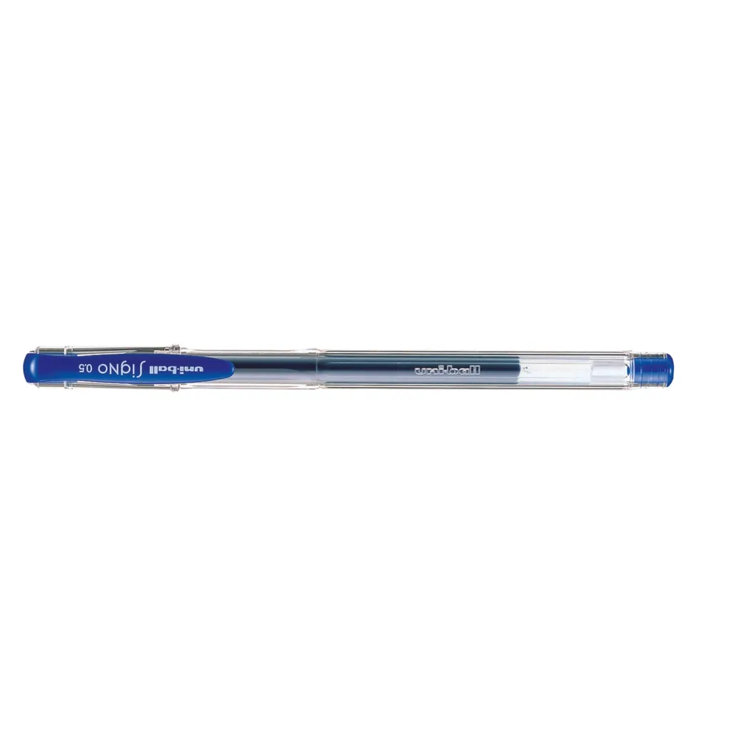 Ручка гелева UNI Signo Fine 0,7 мм синій (UM-100.(07).Blue)