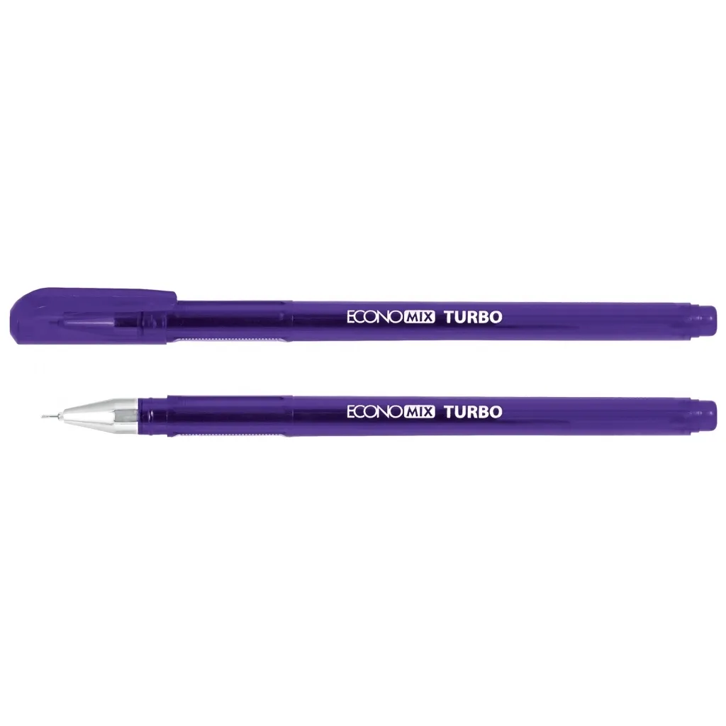 Ручка гелевая Economix TURBO 0,5мм, фиолетовая (E11911-12)