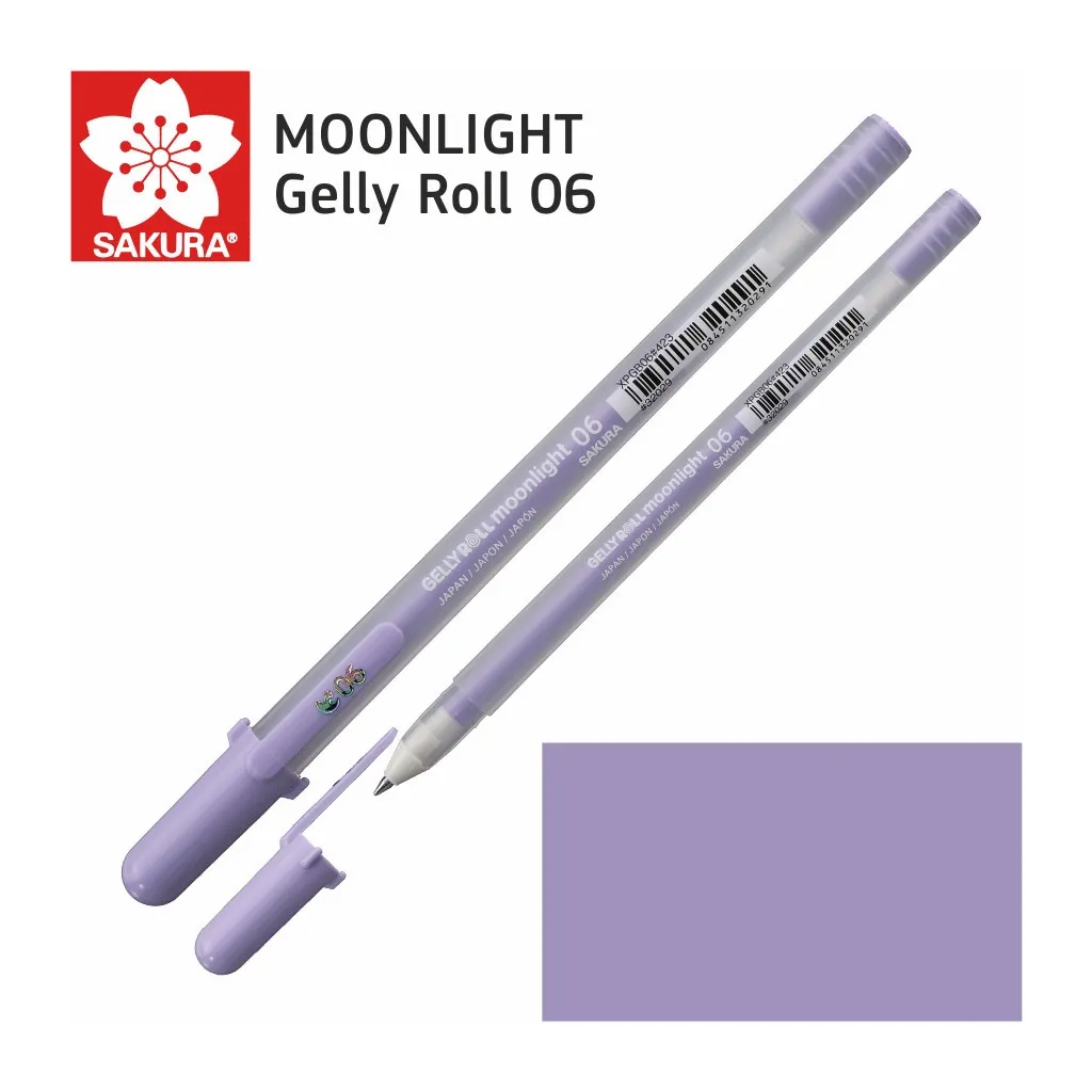 Ручка гелевая Sakura MOONLIGHT Gelly Roll 06, Лавандовый (084511320291)