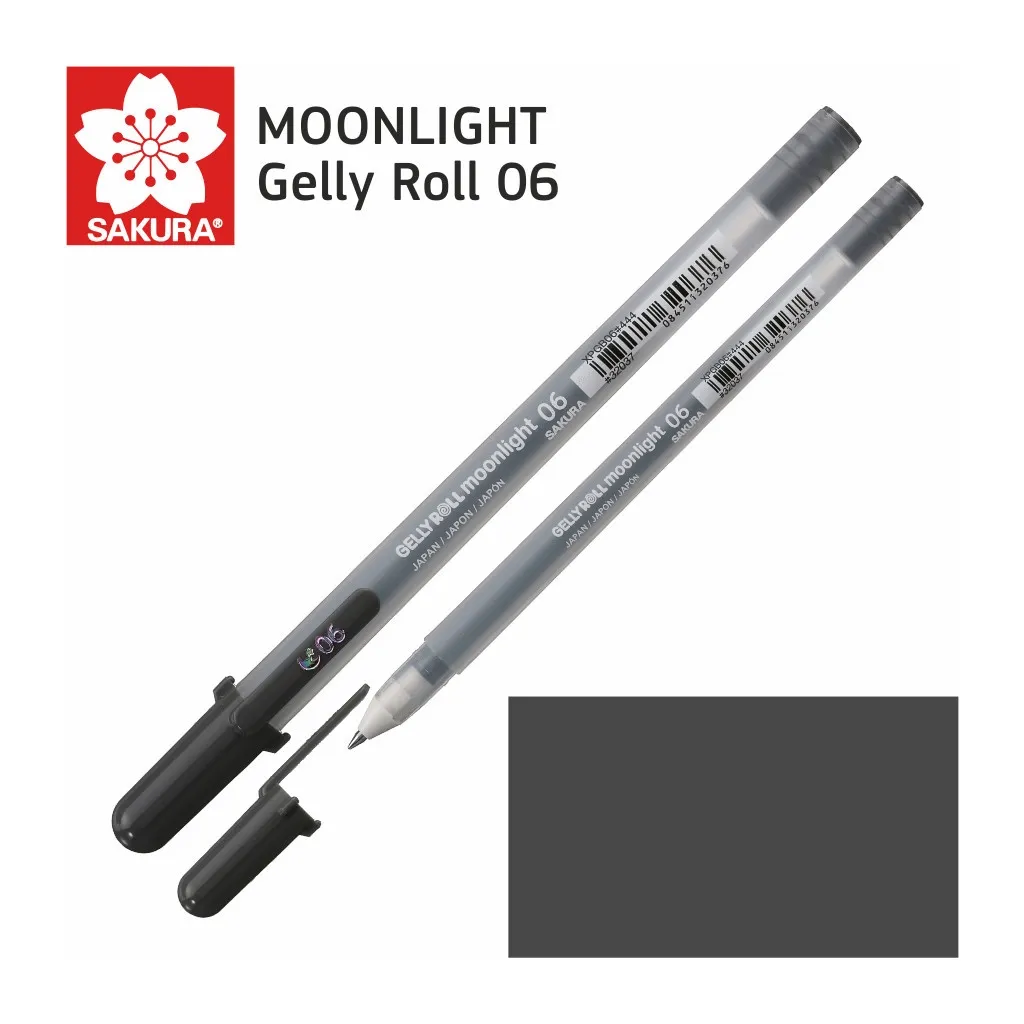 Ручка гелевая Sakura MOONLIGHT Gelly Roll 06, Холодный серый (084511320376)