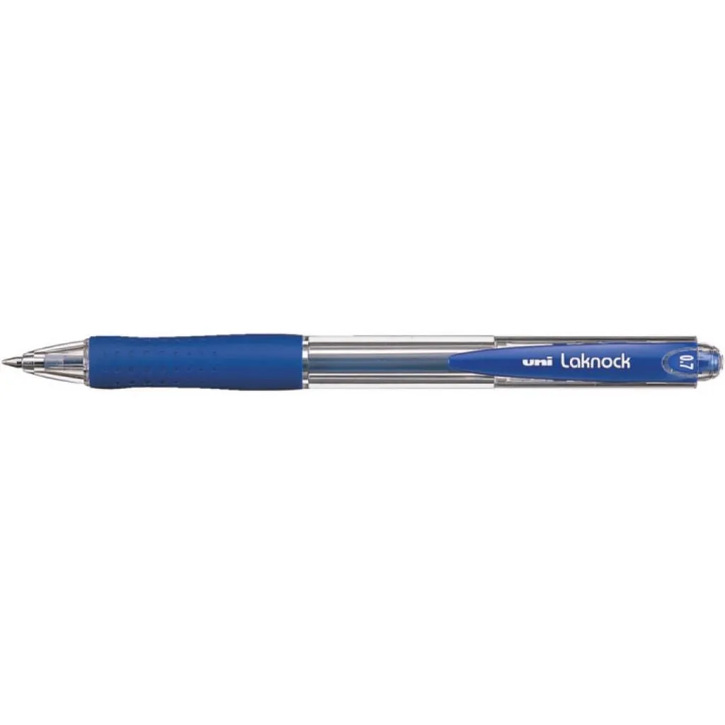 Ручка кулькова UNI retractable, 0.7mm, Blue, LAKNOCK fine (SN-100.(07).Blue)