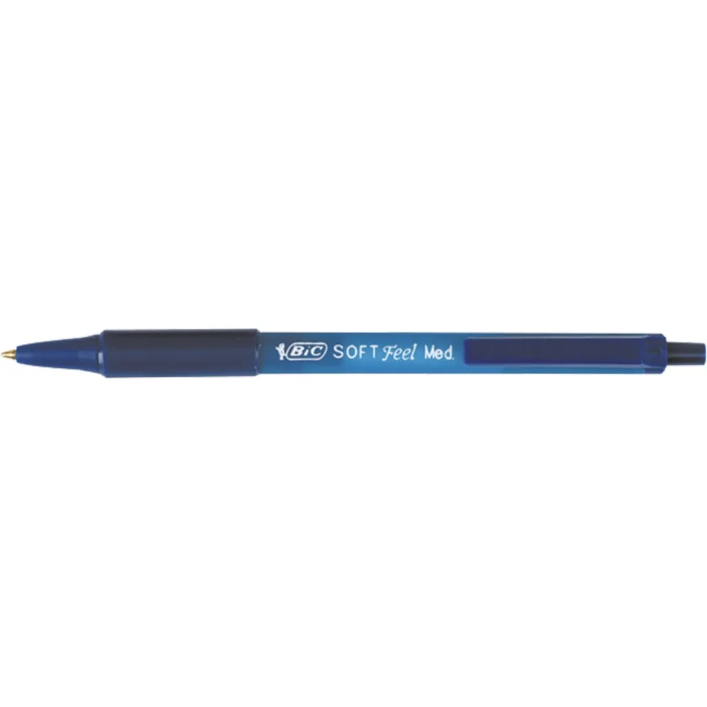 Ручка шариковая Bic Soft Feel Clic Grip, синяя (bc8373982)