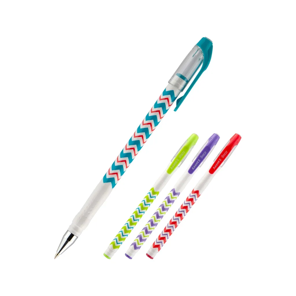 Ручка шариковая Axent Breeze синий 0.5 мм Корпус ассорти (AB1049-07-A)