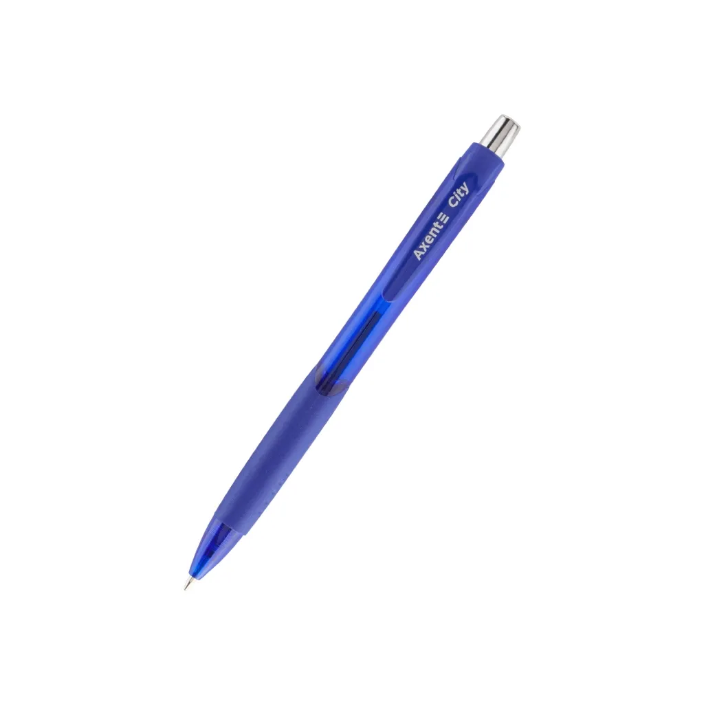 Ручка шариковая Axent City автоматический Синий 0.5 мм (AB1082-02-A)