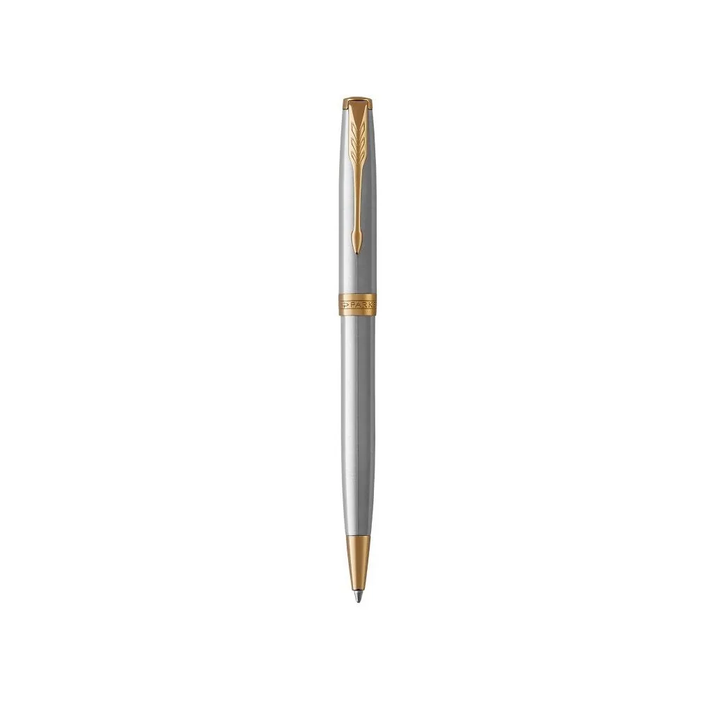 Ручка шариковая Parker SONNET 17 Stainless Steel GT BP (84 132)