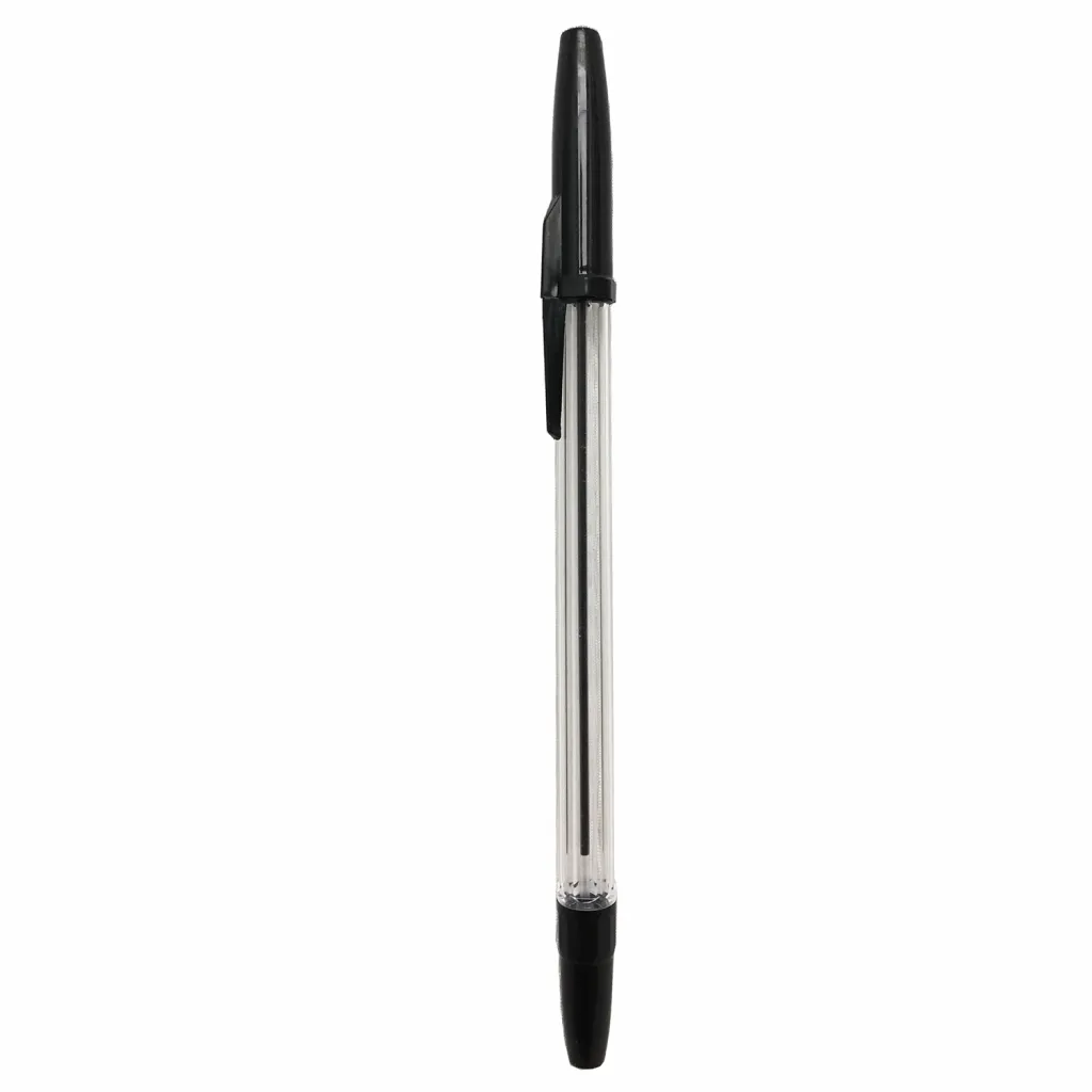 Ручка кулькова H-Tone 0,7мм, чорна, уп. 50 шт (PEN-HT-JJ20101C-B)