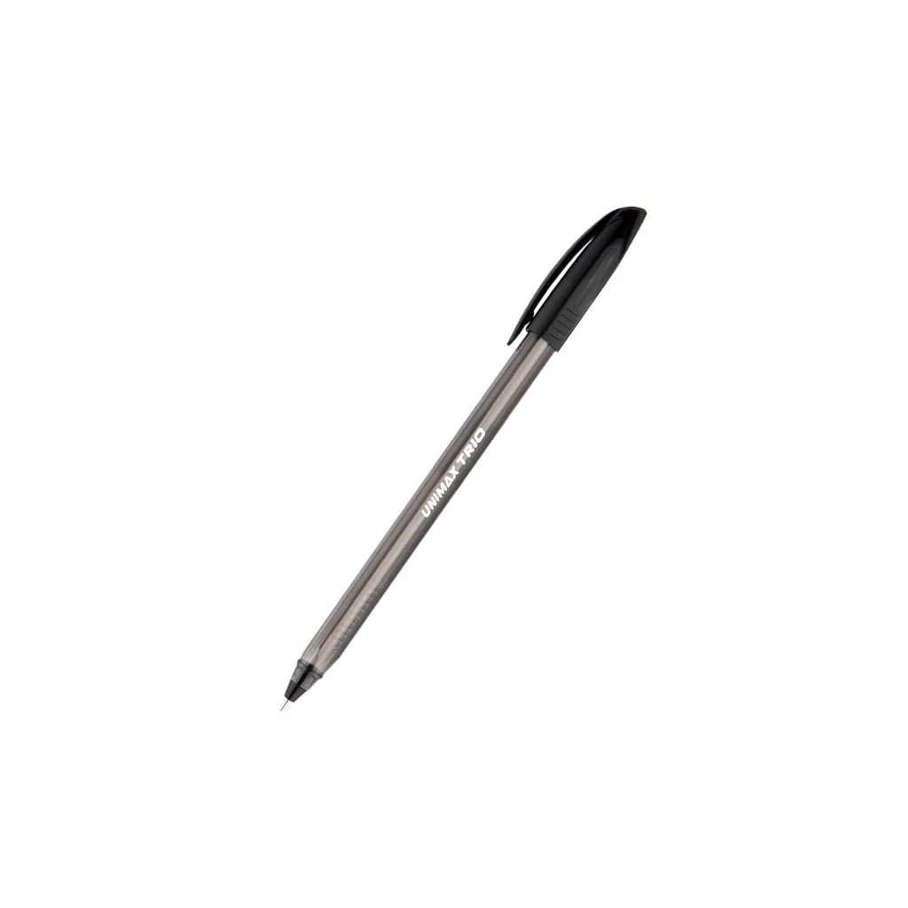 Ручка шариковая Unimax Trio, черный (UX-104-01)
