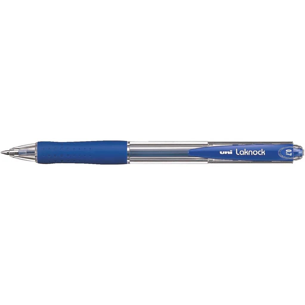 Ручка шариковая UNI автоматический Laknock синий 0,5 мм (SN-100.(05).Blue.)