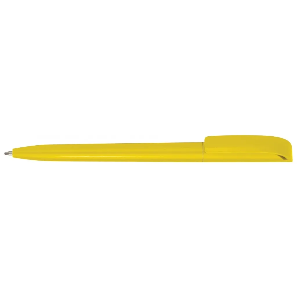 Ручка кулькова Economix promo GIRONA. Корпус жовтий, пише синім (E10240-05)