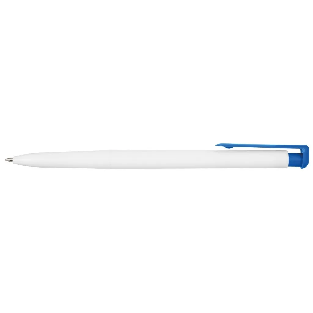Ручка шариковая Economix Promo HAVANA. Корпус бело-синий, пишет синим (E10232-02)