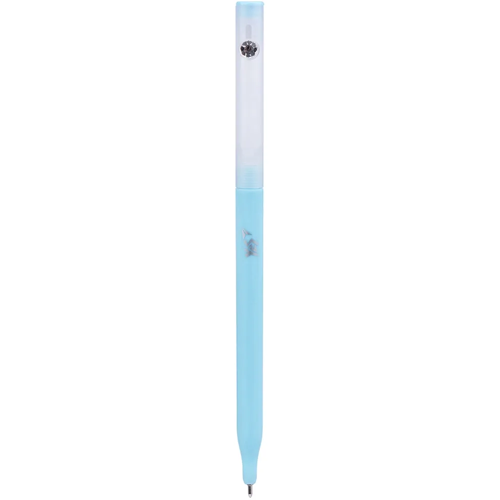 Ручка кулькова Yes Crystal автоматична 0,7 мм синя (411910)