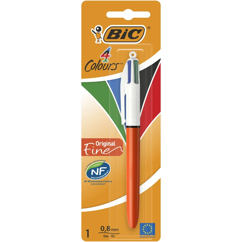 Ручка масляная Bic 4 в 1 Colours Original Fine (bc982867)