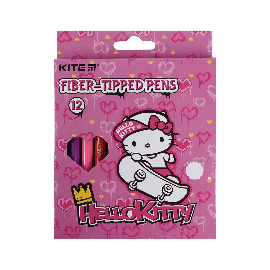 Фломастер Kite Hello Kitty , 12 кольорів (HK21-047)
