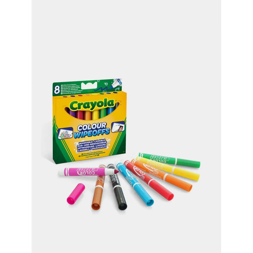 Фломастер Crayola для сухого стирання (washable), 8 шт (03-8223)