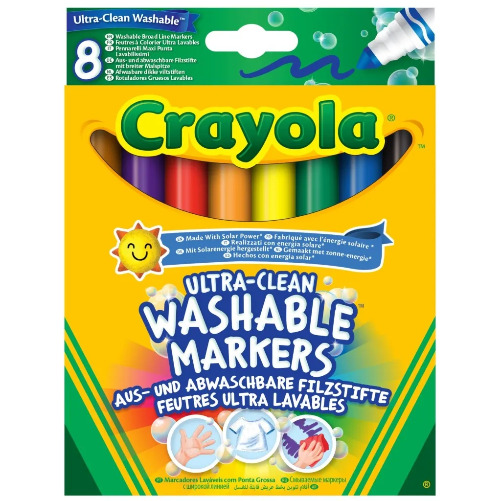  Crayola широкая линия (ultra-clean washable), 8 шт (58-8328G)