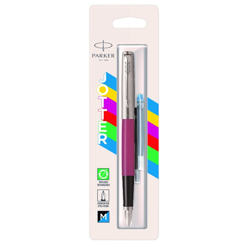 Ручка пір'яна Parker JOTTER 17 Original Magenta CT FP M блістер (15 516)