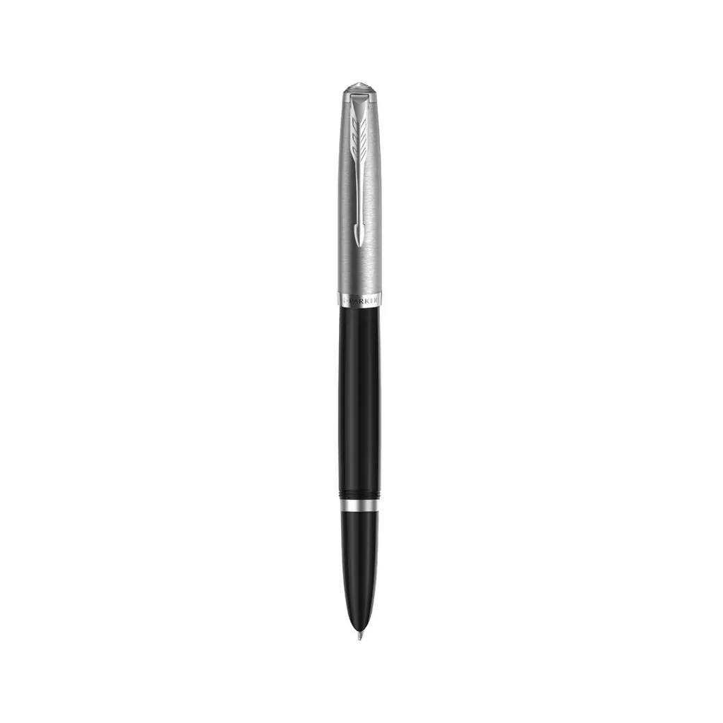 Ручка пір'яна Parker PARKER 51 Black CT  FP F (55 011)