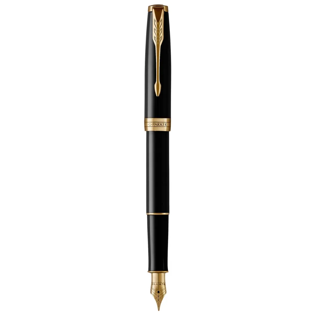 Ручка перьевая Parker SONNET 17 Black Lacquer GT  FP F (86 015)