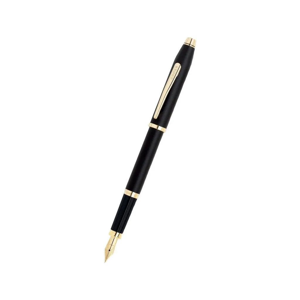 Ручка пір'яна Cross CENTURY II Classic Black  FP F (Cr25090f)