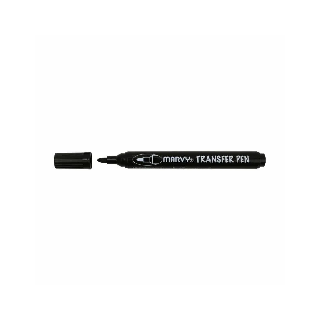 Художній маркер Marvy Чорний, для термоперенесення на тканину, 1,5 мм, Transfer Pen, 922 (752481922011)