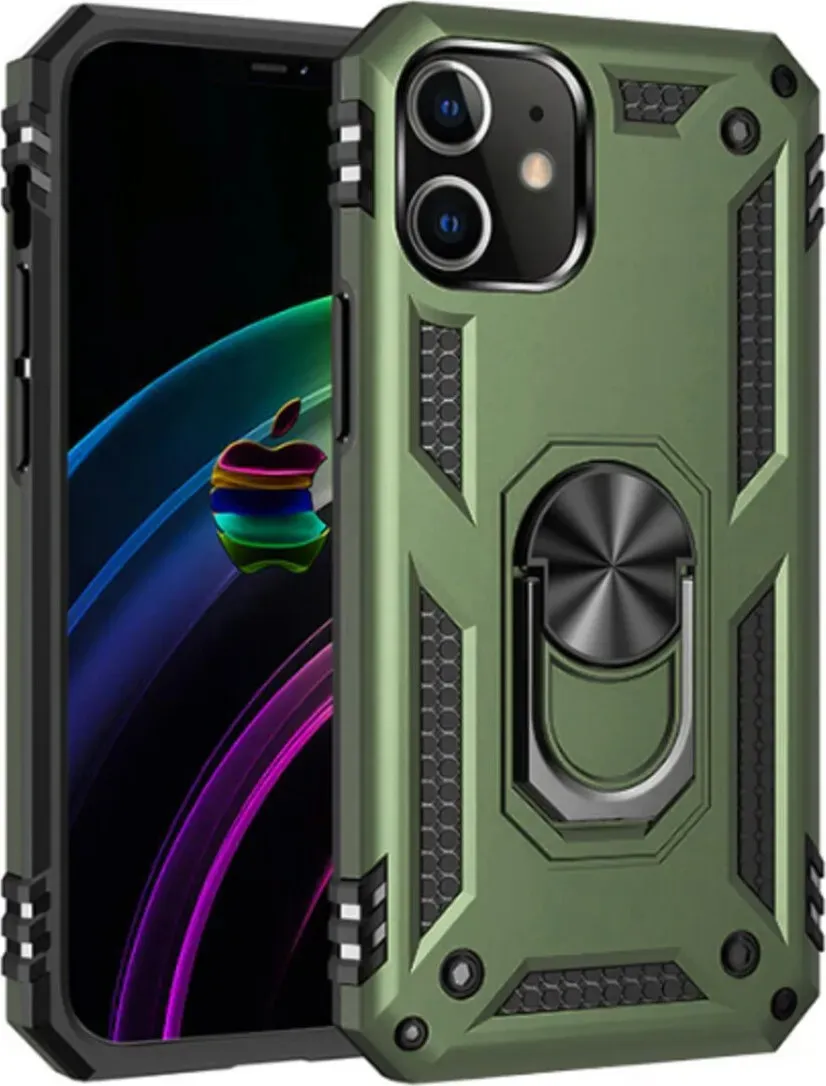 Чехол-накладка Cosmic Robot Ring for Apple iPhone 11 Army Green