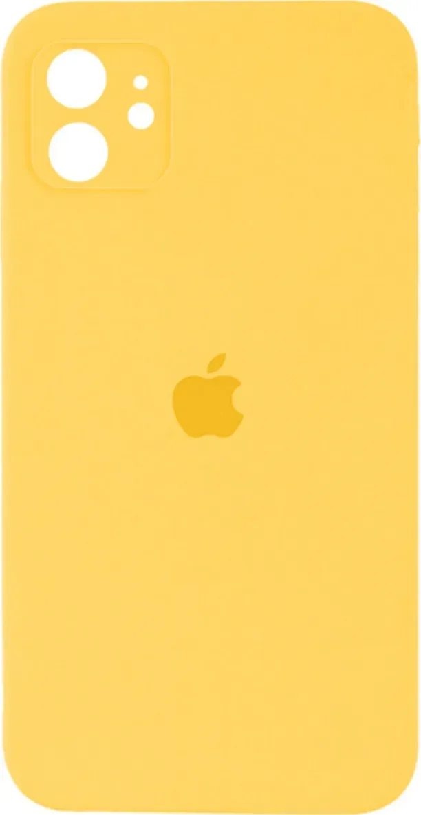 Чехол-накладка Silicone Full Case AA Camera Protect for Apple iPhone 11 56,Sunny Yellow