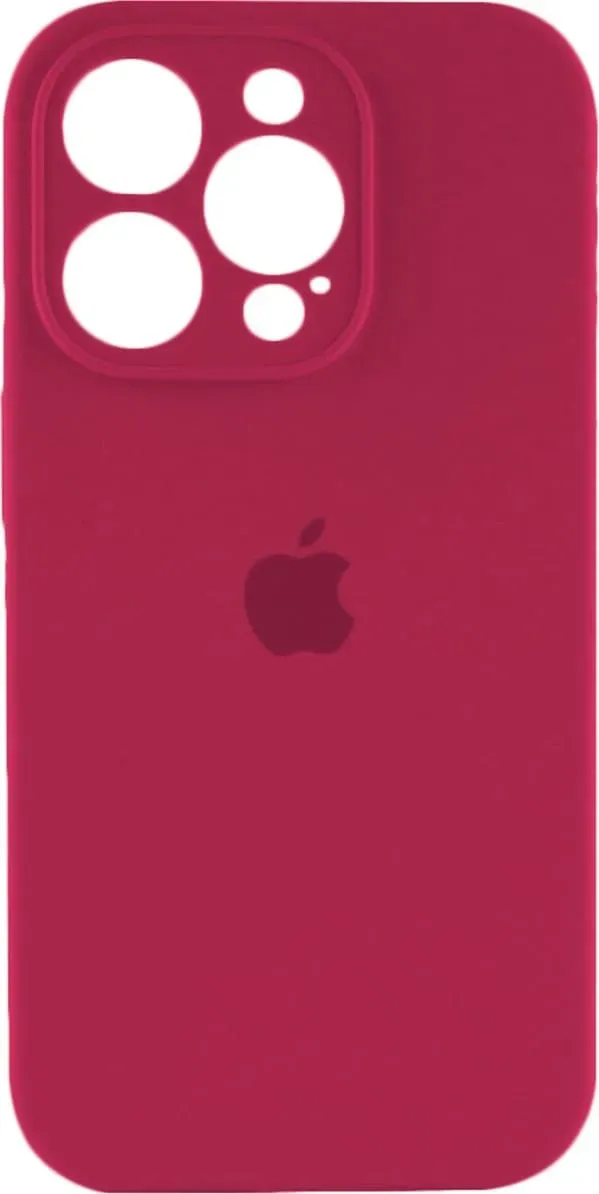 Чехол-накладка Silicone Full Case AA Camera Protect for Apple iPhone 14 Pro 35,Maroon
