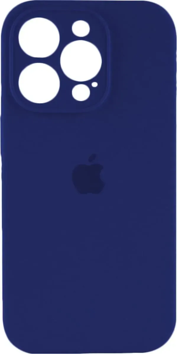 Чехол-накладка Silicone Full Case AA Camera Protect for Apple iPhone 15 Pro 39,Navy Blue