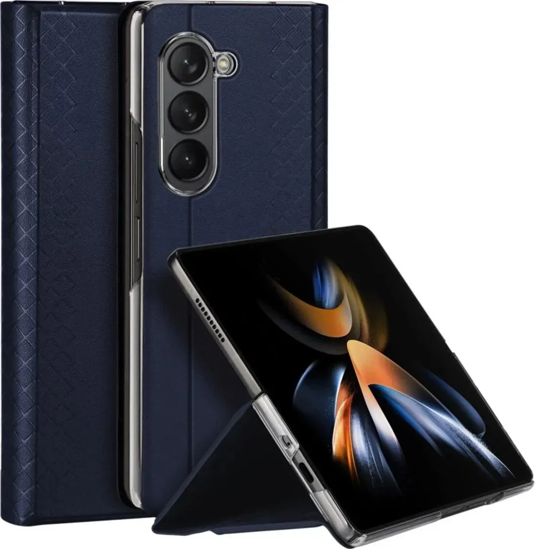 Чехол-книжка DUX DUCIS Bril for Samsung Fold 5 Blue