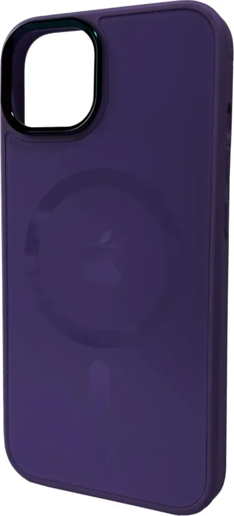 Чохол-накладка AG Glass Sapphire MagSafe Logo for Apple iPhone 14 Purple