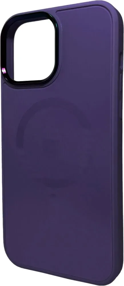 Чехол-накладка AG Glass Sapphire MagSafe Logo for Apple iPhone 15 Purple