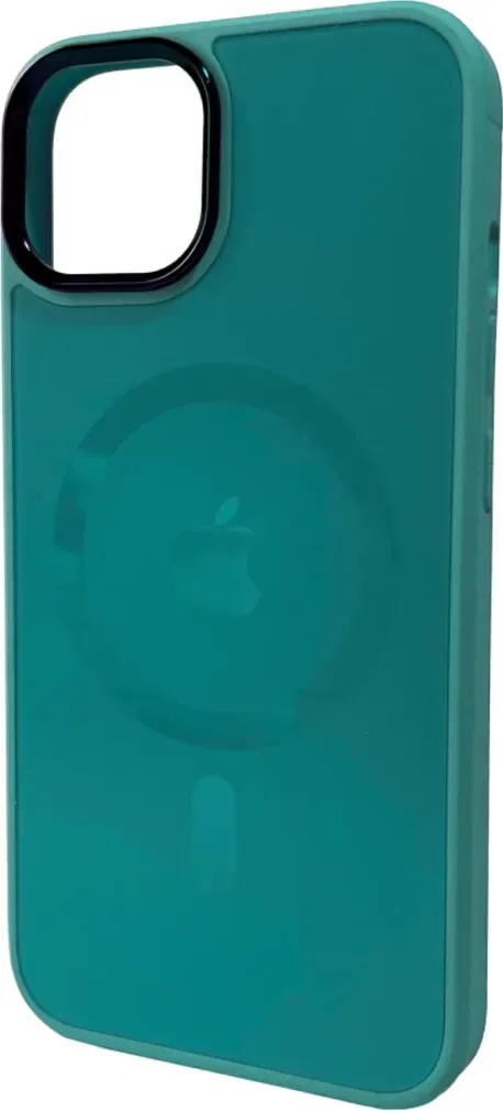 Чохол-накладка AG Glass Sapphire MagSafe Logo for Apple iPhone 14 Green
