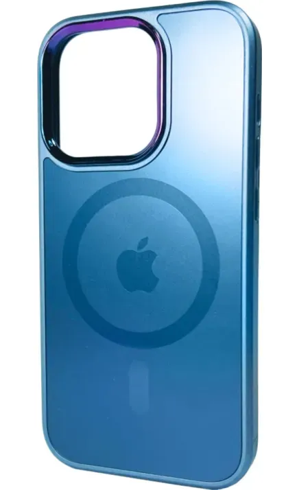 Чохол-накладка AG Glass Sapphire MagSafe Logo for Apple iPhone 14 Pro Blue