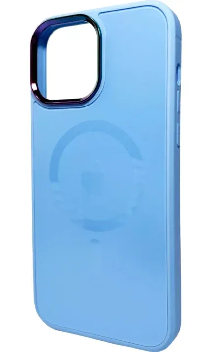 Чехол-накладка AG Glass Sapphire MagSafe Logo for Apple iPhone 15 Pro Sierra Blue