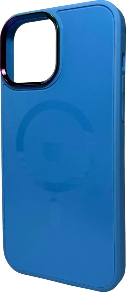 Чехол-накладка AG Glass Sapphire MagSafe Logo for Apple iPhone 15 Pro Blue