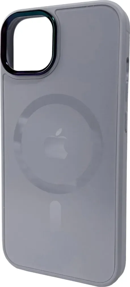 Чехол-накладка AG Glass Sapphire MagSafe Logo for Apple iPhone 14 Grey