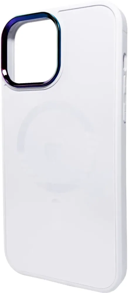 Чохол-накладка AG Glass Sapphire MagSafe Logo for Apple iPhone 14 Pro Max White