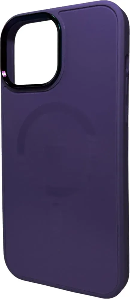 Чехол-накладка AG Glass Sapphire MagSafe Logo for Apple iPhone 12/12 Pro Purple