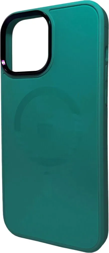 Чохол-накладка AG Glass Sapphire MagSafe Logo for Apple iPhone 15 Pro Green