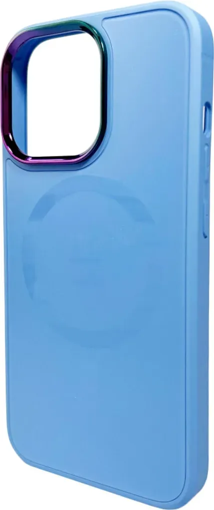 Чохол-накладка AG Glass Sapphire MagSafe Logo for Apple iPhone 12 Pro Max Sierra Blue